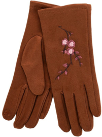 Handschoenen Sakura Bruin