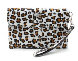 Mini clutch "panther star" - lichtblauw