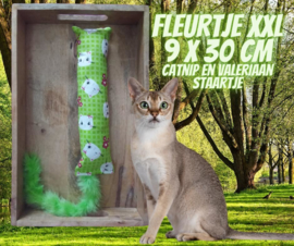 Snuffelzak Gym XXL Groene Fleurtje met staart (geur naar wens) 4 OP VOORAAD