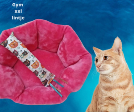 Snuffelzak Gym XXL Vrolijke kat met lintjes (gevuld naar wens) 4 op voorraad