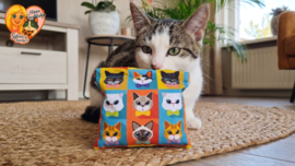 Katootje – Vierkant catnip snuffelzakje voor katten