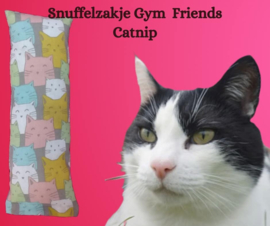 Snuffelzakje gym Friends (gevuld met catnip)