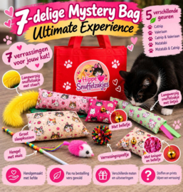 😻 7-delige Mystery Bag Ultimate Experience – Knisper, Belletje, Staart & Lintjes