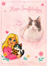 Roxy Purrfect – 2-delige snuffelzakjes set (valeriaan) roze & blauw