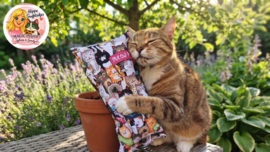 😻 GROOT KATTENSPEELGOED 😻 Slaap & Speelkussen met Catnip🐾💤