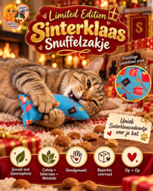 🎁🐱 LIMITED EDITION SINTERKLAAS SNUFFELZAKJE – GEUREXPLOSIE 🐱🎁