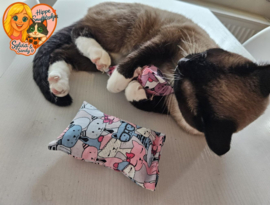 NIEUW/ 2 Snuffelzakjes Schattige katten (gevuld met matatabi)