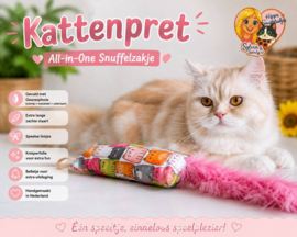KATTENPRET💙 All-in-One Snuffelzakje – Geurexplosie | Lintjes, Staart, Knisper & Belletje KATTENPRET💙 All-in-One Snuffelzakje – Geurexplosie | Lintjes, Staart, Knisper & Belletje