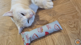Snuffelzakje Gym Zoete kat blauw (gevuld met catnip )