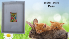 Snuffelzakje Vrolijk pasen (gevuld naar wens)  5 OP VOORRAAD