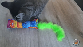 Snuffelzakje gym Disco met groene staart (gevuld met geurexplosie)