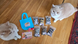 🏆 BESTSELLER | Kennismakingsset WILD ANIMALS Snuffelzakjes voor Katten 6 verschillende geuren + GRATIS Geurentestkaart