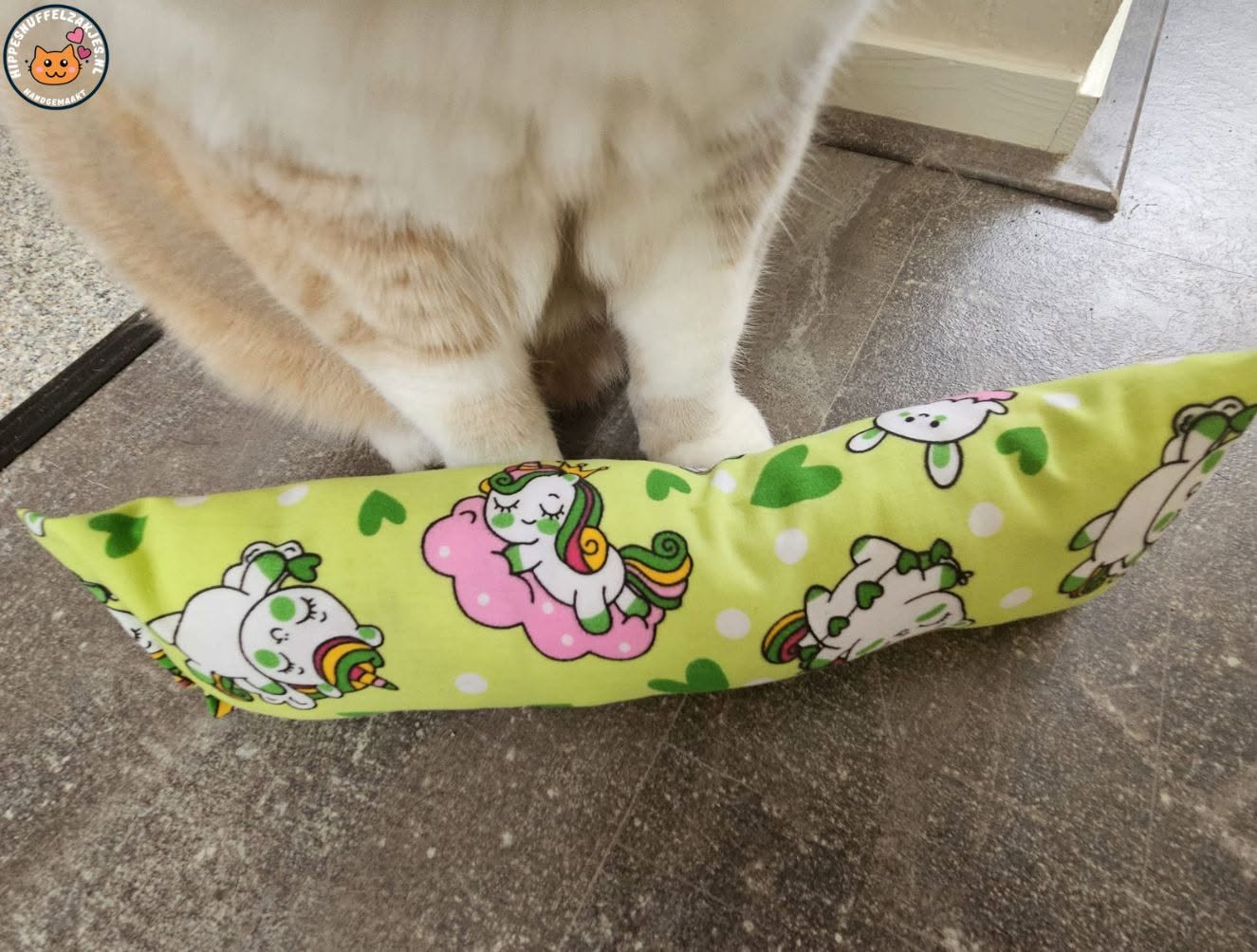 KENNISMAKINGSPRIJS Snuffelzak Gym XXL Eenhoorn(gevuld met catnip en valeraan)