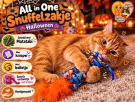 HALLOWEEN💙 All-in-One Snuffelzakje – Matatabi | Lintjes, Staart, Knisper & Belletje