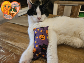 Handgemaakt snuffelzakje – Halloween editie (Dubbele Matatabi!) 🎃🐾