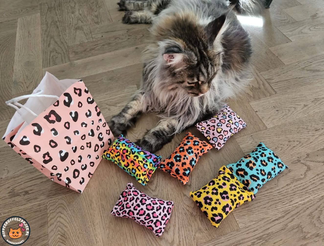 BESTSELLER / 6 delige kennismakkingspakket snuffelzakjes Vrolijke panter
