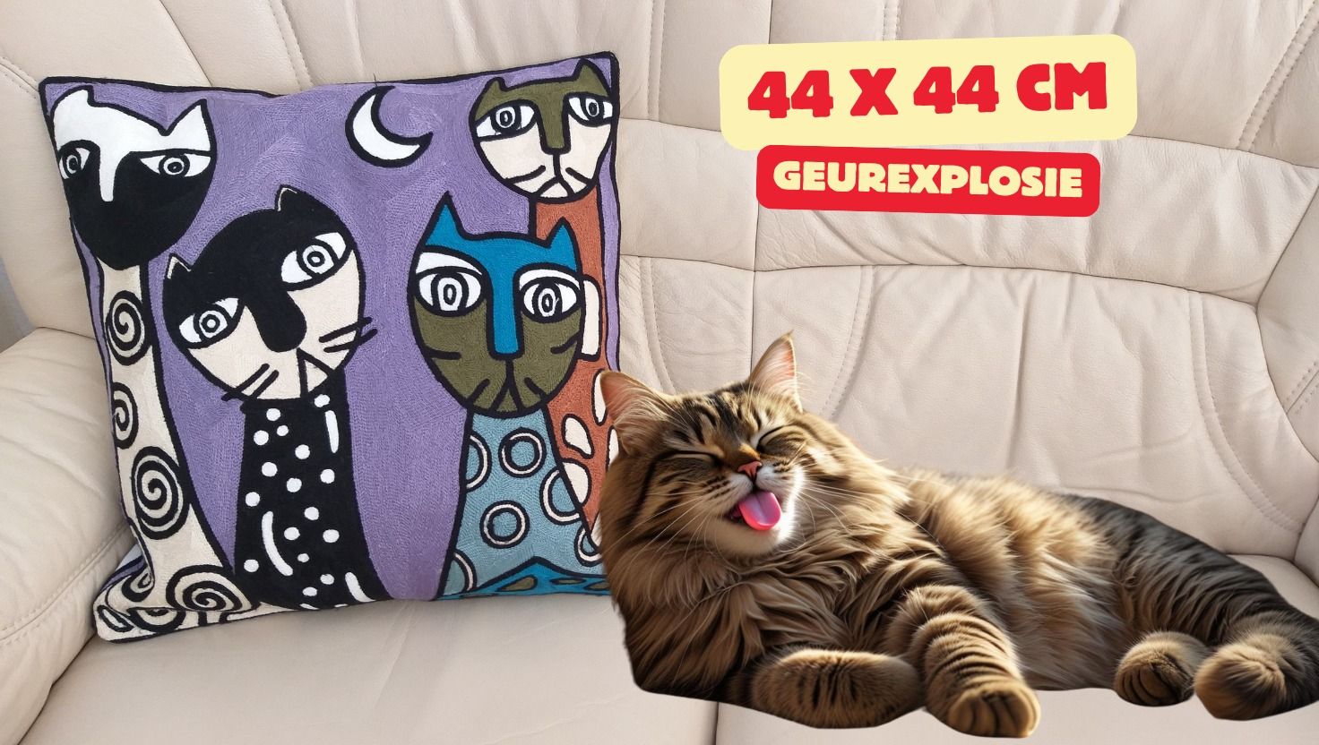 NIEUW/ SnuffelKUSSEN Picasso (gevuld met geurexplosie) (uitverkocht)