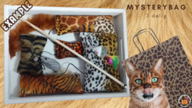FEESTPRIJS/ 7delige Mystery bag WILD ANIMALS (gevuld  met matatabi)