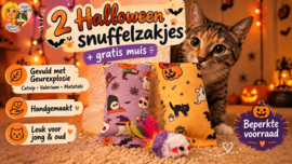 💥Snuffelzakjes ​Geurexplosie (Catnip, Valeriaan & Matatabi)