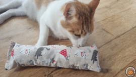Snuffelzak Gym XXL Schattige kat rood (gevuld met geurexplosie)