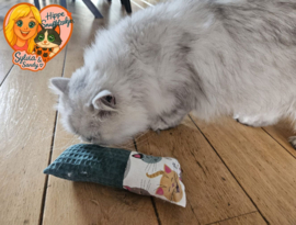 Snuffelzakje Gym – speciaal voor oudere katten (gevuld met catnip en valeriaan)