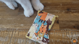 Snuffelzakje sterke Kat oranje (gevuld met geurexplosie)