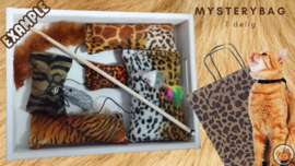 FEESTPRIJS/ 7delige Mystery bag WILD ANIMALS (gevuld  met matatabi)