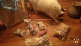 7 delige Mystery bag Ultieme Experience (vijf verschillende geuren, knisper, belletje, staart en lintjes)