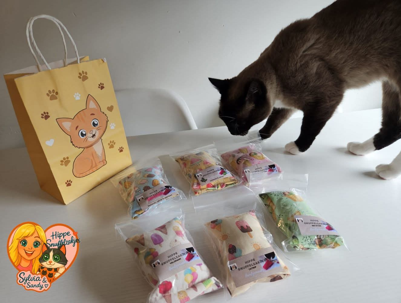 🌞 ZOMER AANBIEDING– 6 Snuffelzakjes / 6 Verschillende Geuren – Zomereditie met IJsjes! 🍦😻