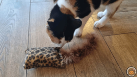 NIEUW/ Snuffelzakje  Wild animals met staart (gevuld met geurexplosie)