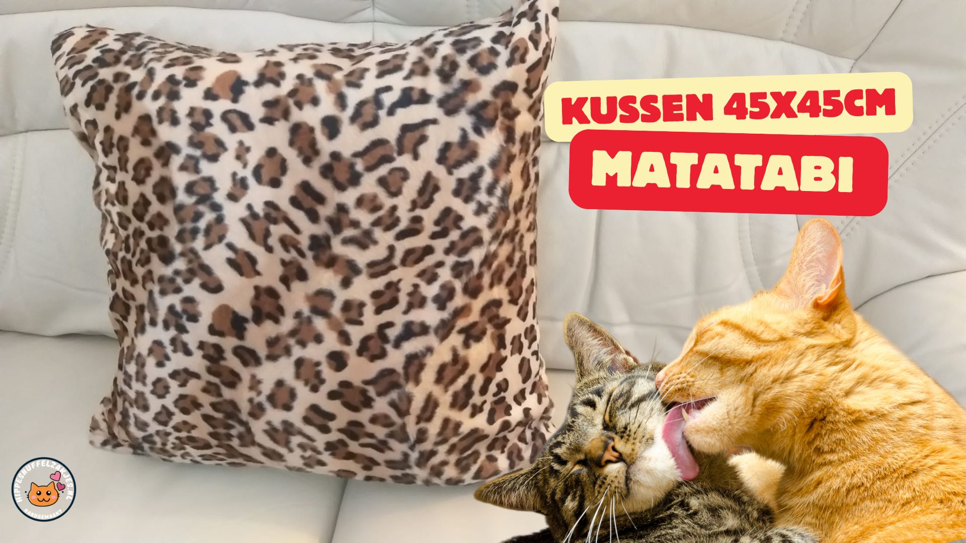 NIEUW/ SnuffelKUSSEN Panter (gevuld met matatabi)