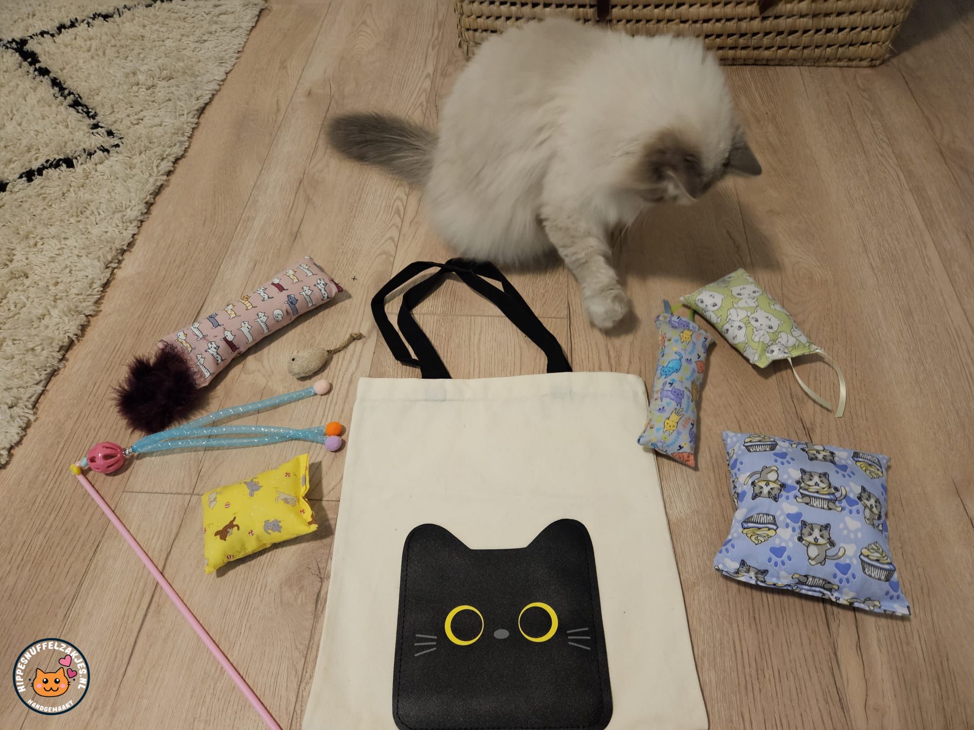 7delige delige Cadeaupakket, inclusief stevige tas (gevuld met meerdere geuren)