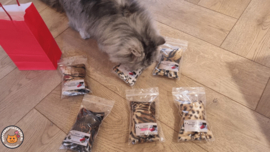 UNIEK 6 VERSCHILLENDE GEUREN / 6 delige kennismakkingspakket snuffelzakjes Wild animals