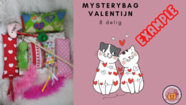 8 delige Mystery bag Hartjes meerdere kleuren(gevuld met meerdere geuren)