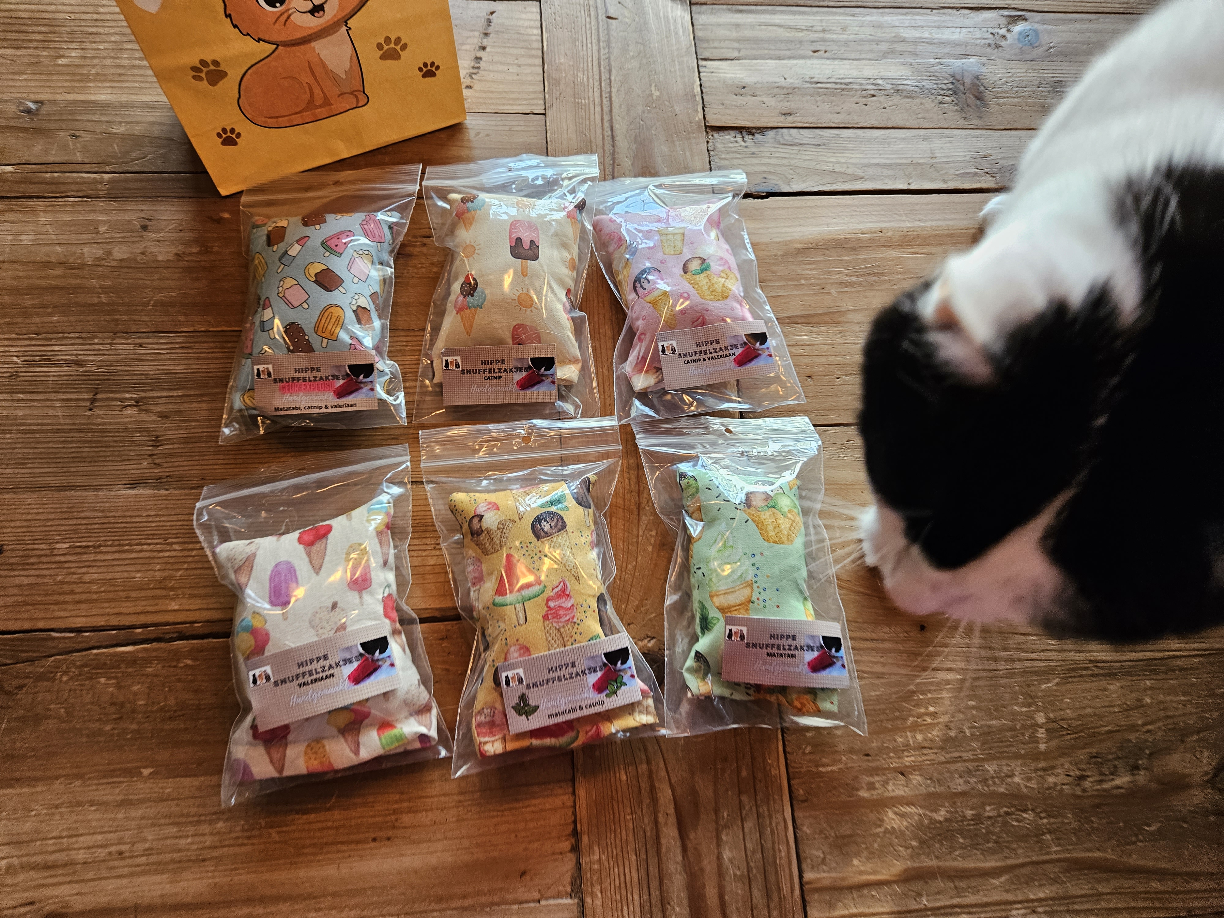 🌞 ZOMER AANBIEDING– 6 Snuffelzakjes / 6 Verschillende Geuren – Zomereditie met IJsjes! 🍦😻