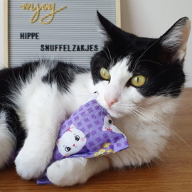 Snuffelzakje Geluid Paarse Fleurtje (gevuld met geurexplosie, knisper en belletje)