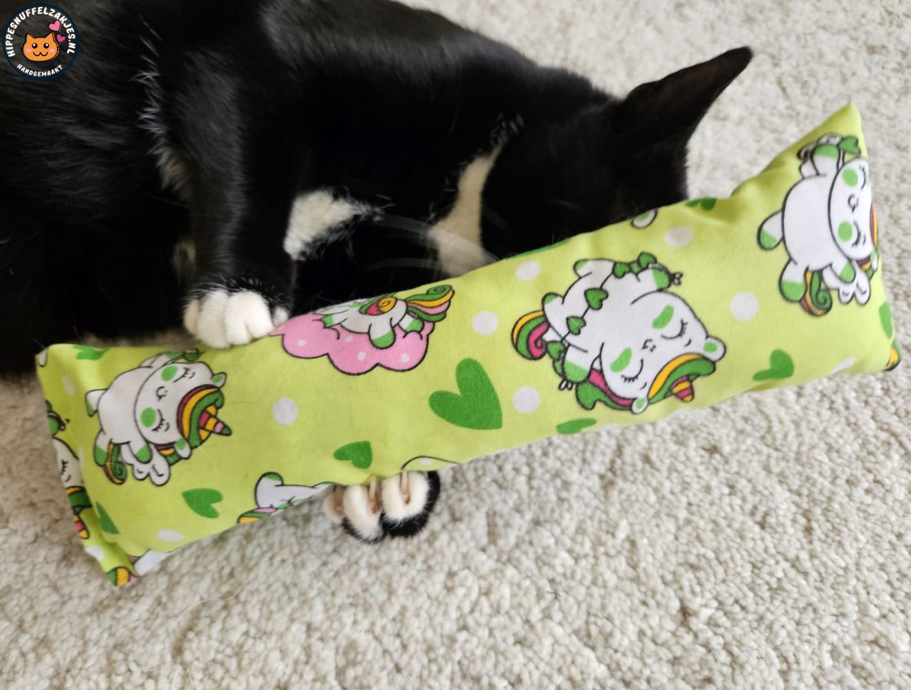 KENNISMAKINGSPRIJS Snuffelzak Gym XXL Eenhoorn(gevuld met catnip en valeraan)