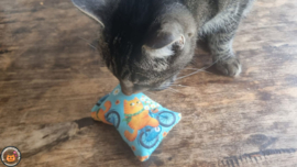 NIEUW/ Snuffelzakje Lieve Daisy(gevuld met matatabi en catnip)