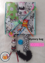 7delige Mystery bag voor stresvolle periode kat  (gevuld met valeriaan)