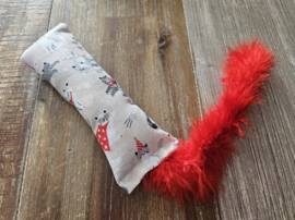 Snuffelzakje gym Lieve kat met staart (gevuld matatabi)