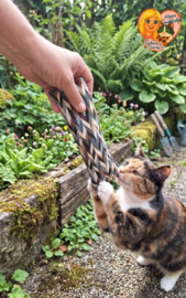 😺 Fanatieke Katten GeurRol XL Extra stevig speel- en slaapkussen met catnip, valeriaan & matatabi