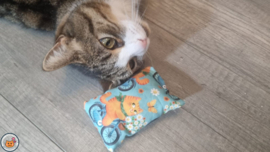 NIEUW/ Snuffelzakje Lieve Daisy(gevuld met matatabi en catnip)