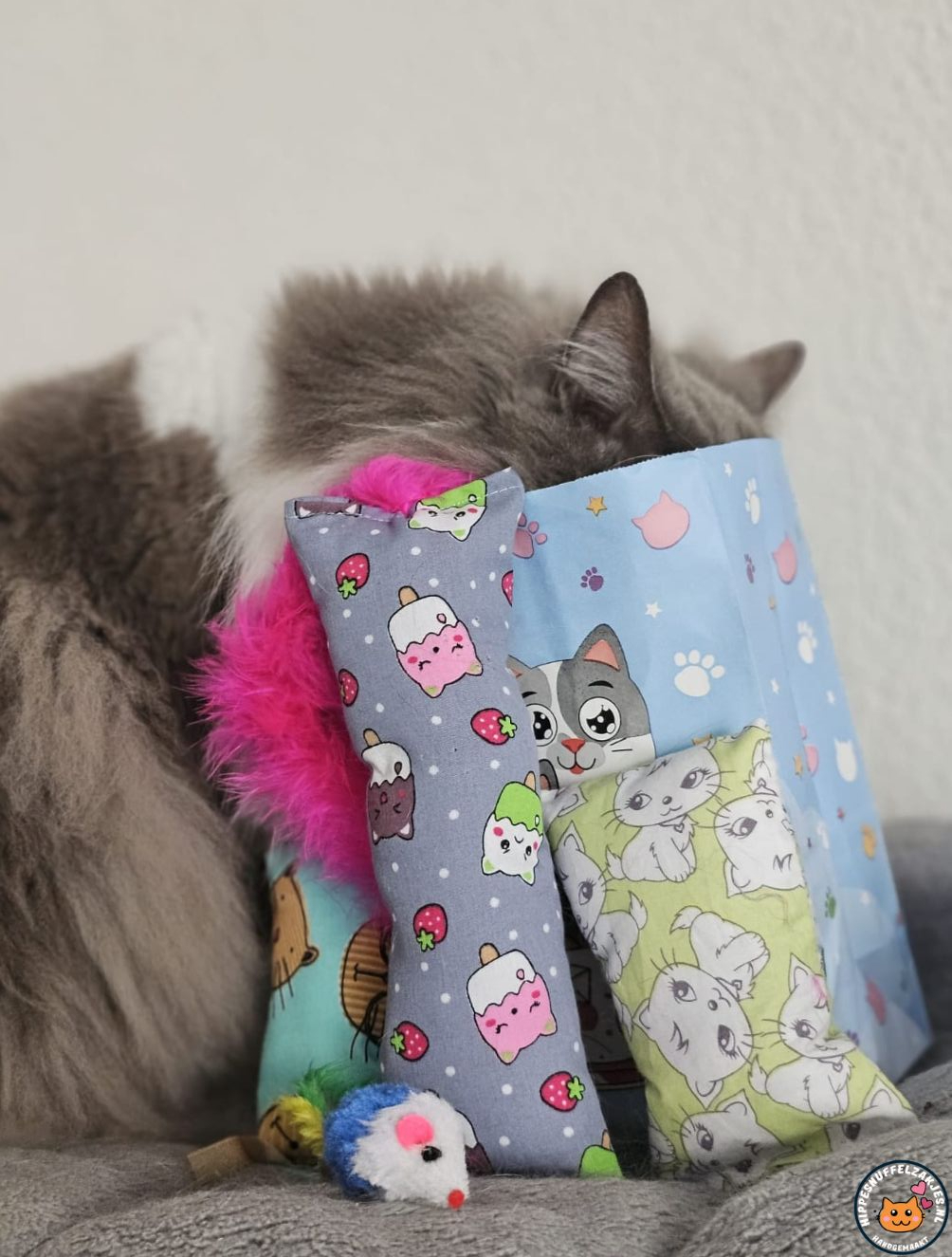 🎉 Feest in een Tasje – Vrolijke Verwenbox voor je Kat! 🎉