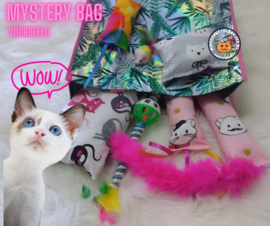 7delige Mystery bag voor stresvolle periode kat  (gevuld met valeriaan)