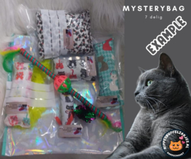 7delige Mystery bag voor stresvolle periode kat  (gevuld met valeriaan)