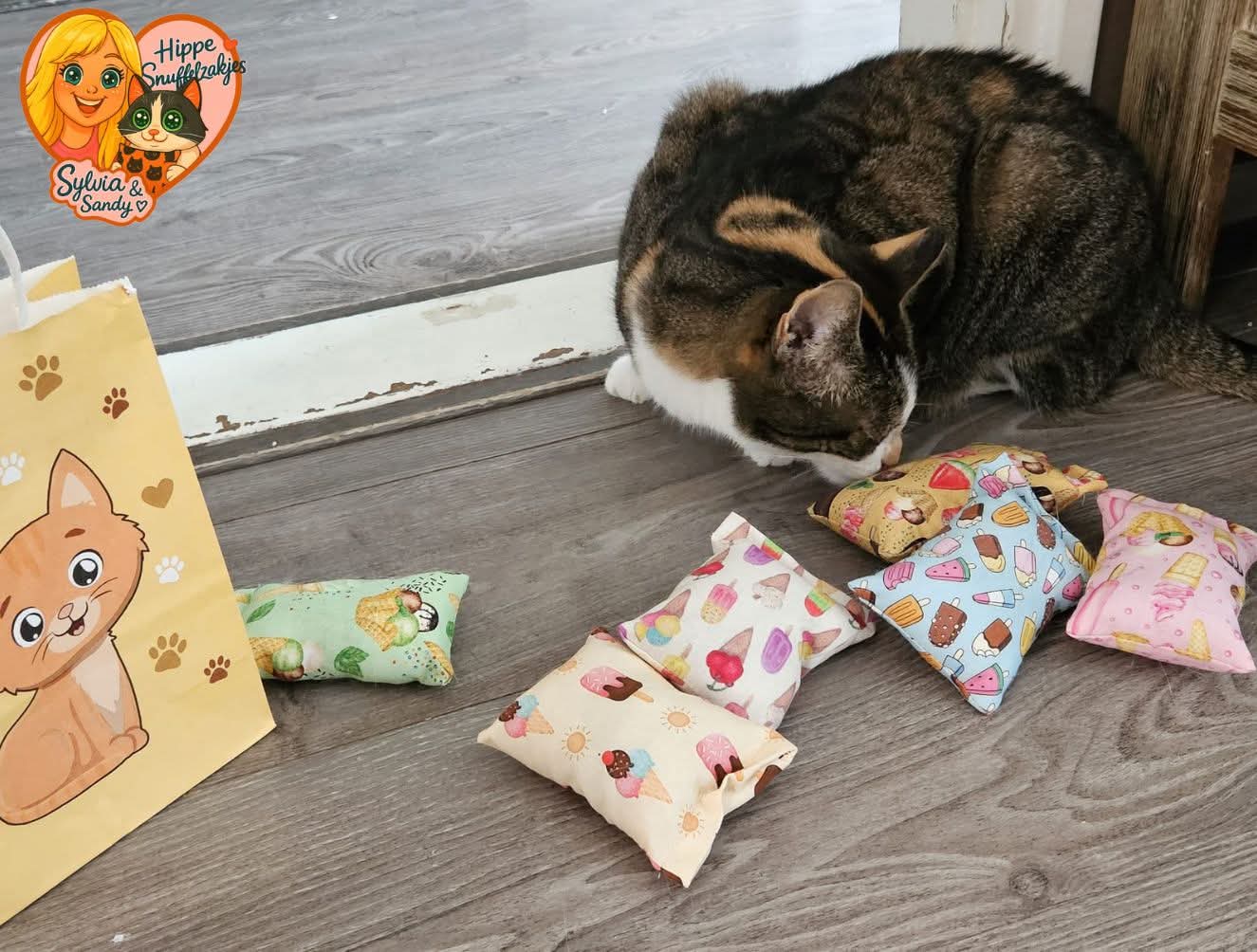 🌞 ZOMER AANBIEDING– 6 Snuffelzakjes / 6 Verschillende Geuren – Zomereditie met IJsjes! 🍦😻