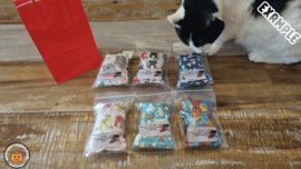 UNIEK/ 6 delige kennismakkingspakket snuffelzakjes/ 6 verschillende geuren