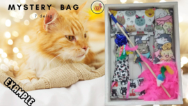7delige Mystery bag voor stresvolle periode kat  (gevuld met valeriaan)