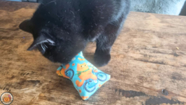 NIEUW/ Snuffelzakje Lieve Daisy(gevuld met matatabi en catnip)