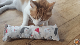 Snuffelzak Gym XXL Schattige kat rood (gevuld met geurexplosie)